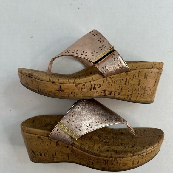 VIONIC Women's Anitra Wedge Sandals Platform Orthotic Arch Support Size 7 - Picture 8 of 13